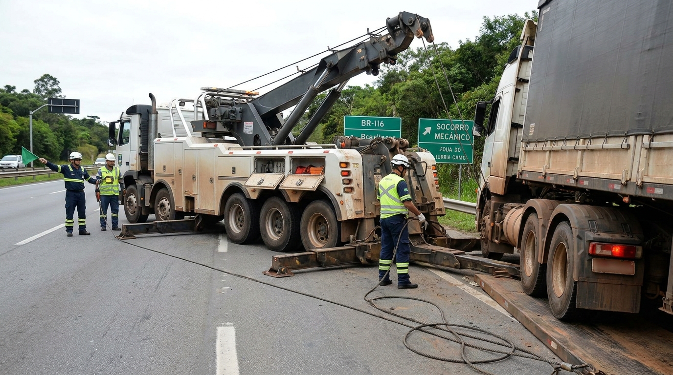 Guincho para Caminhão no Coqueiral, Cascavel‑PR