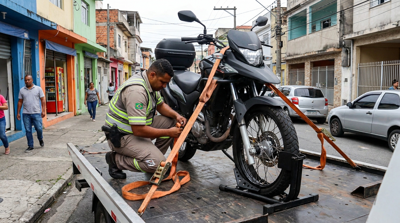 Guincho para Moto no Claudete, Cascavel‑PR